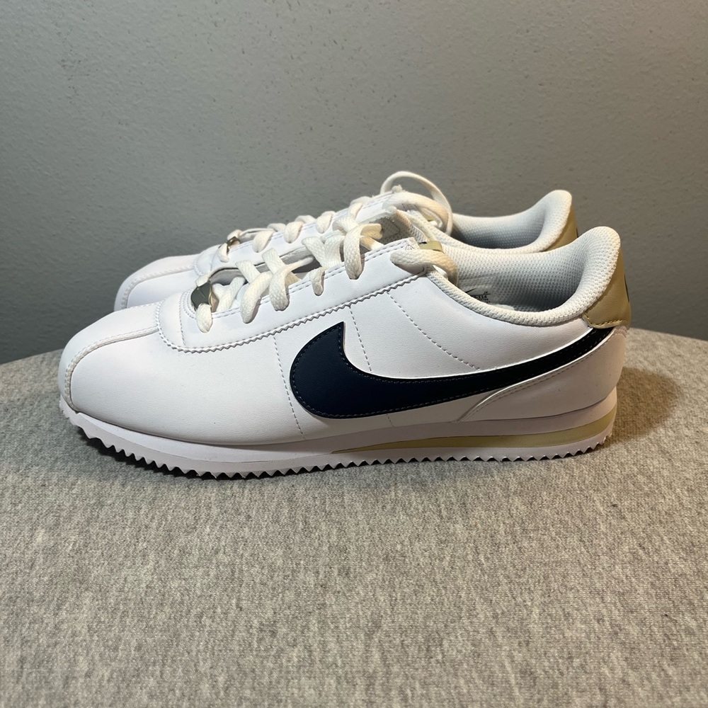Nike Cortez GS White Thunder Blue Sneaker Size 6.5Y/Women 8 DM0950-1114​ - Picture 4 of 10